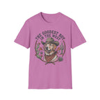 T-Shirt — "The Goodest Boy in the West" Cowboy Dog Graphic Tee
