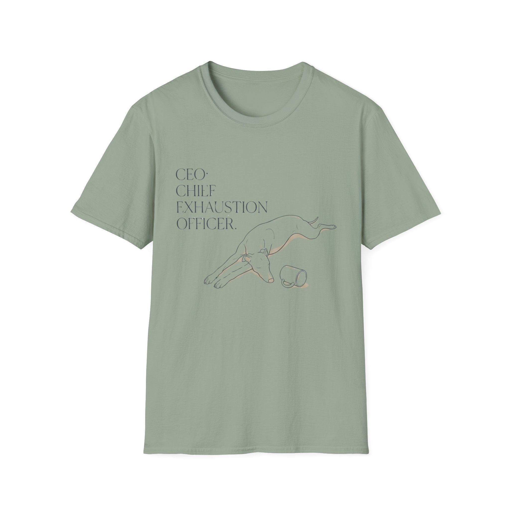 CEO: Chief Exhaustion Officer Sloth Graphic Tee
