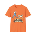 "Always Together" Dog Walking Graphic Tee