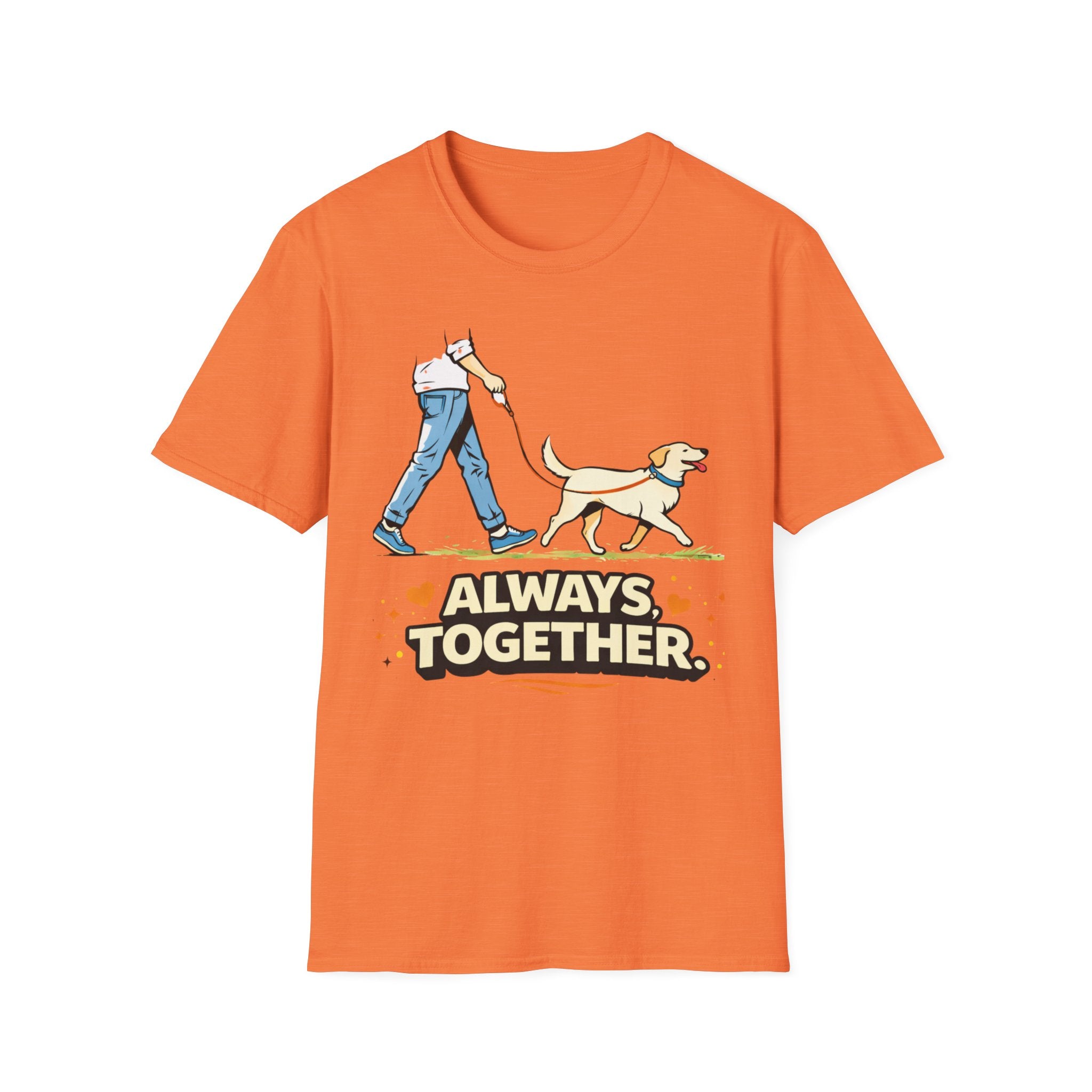 "Always Together" Dog Walking Graphic Tee