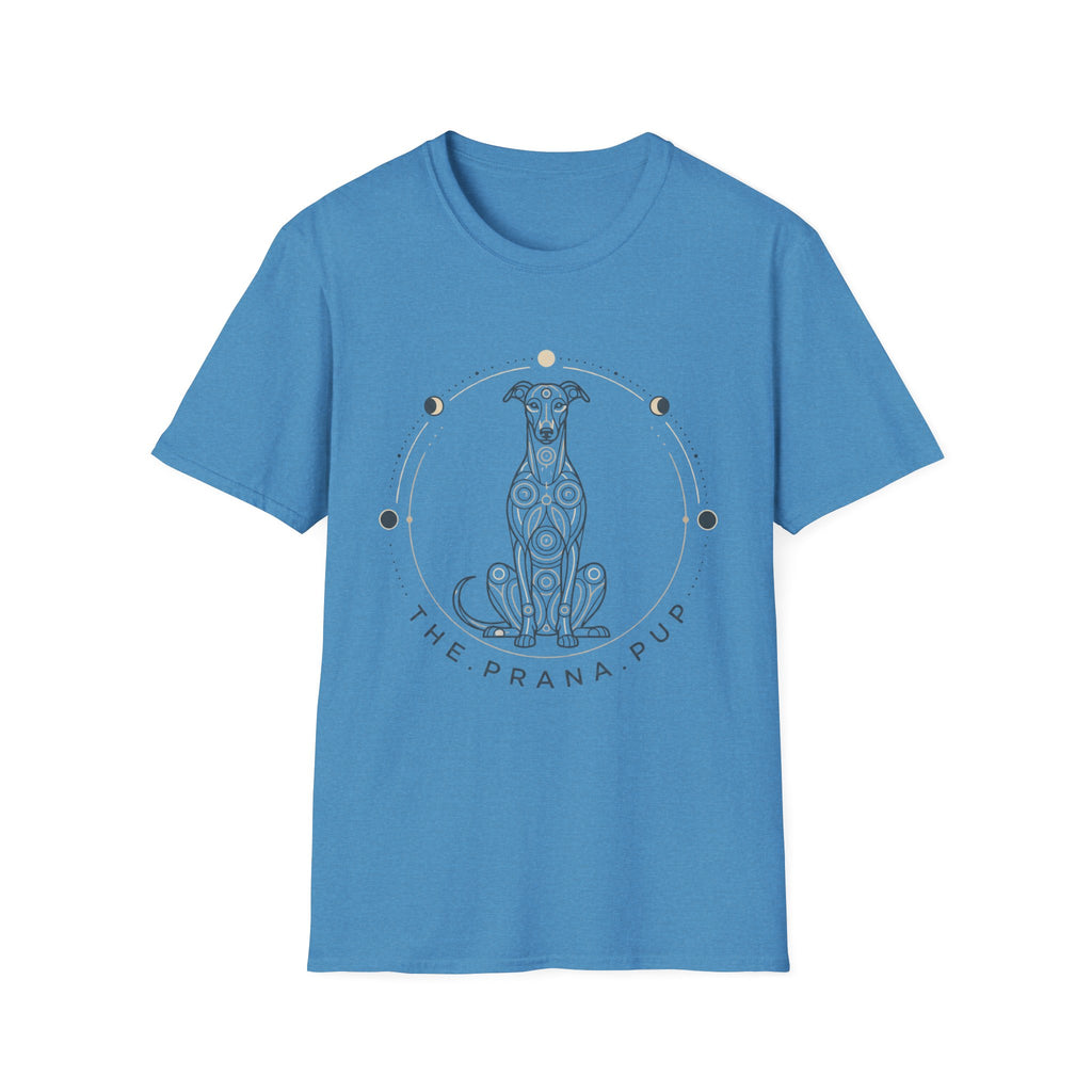 Yoga Dog T-Shirt — “The Prana Pup” Minimalist Spiritual Dog Tee
