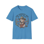 T-Shirt — "The Goodest Boy in the West" Cowboy Dog Graphic Tee