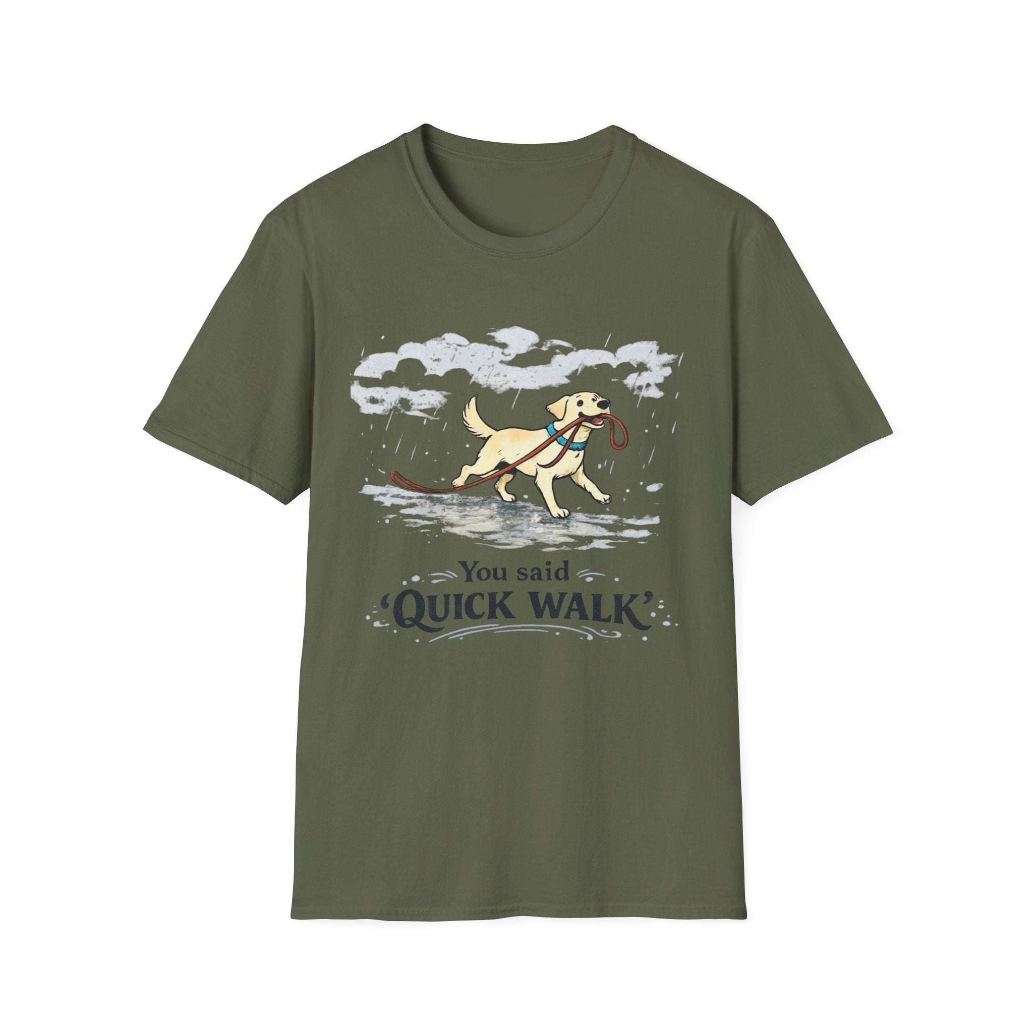 “You Said ‘Quick Walk’” Funny Labrador Tee