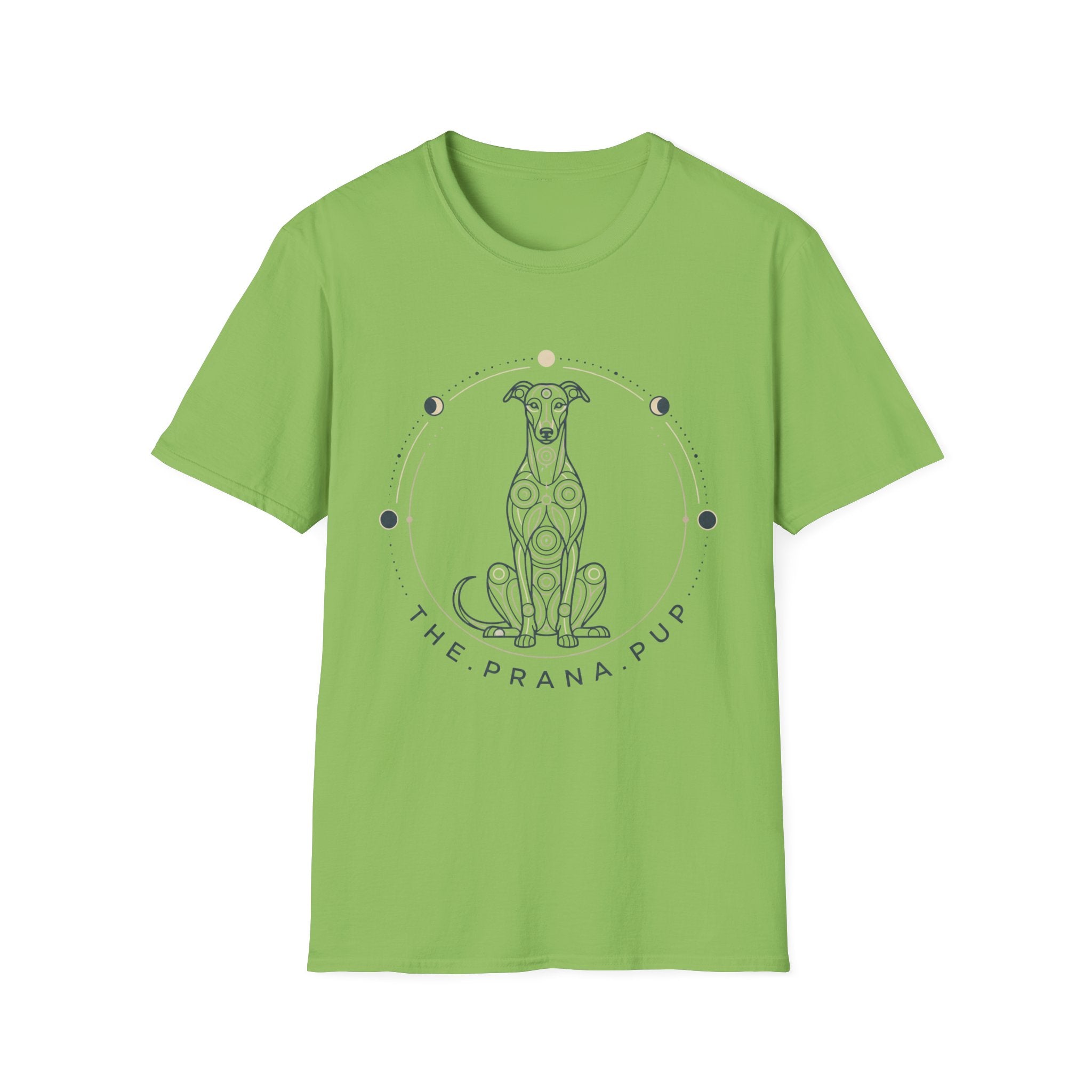 Yoga Dog T-Shirt — “The Prana Pup” Minimalist Spiritual Dog Tee