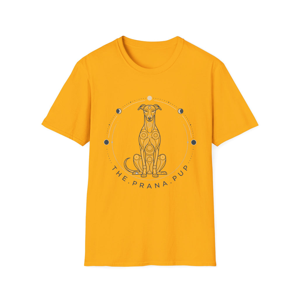 Yoga Dog T-Shirt — “The Prana Pup” Minimalist Spiritual Dog Tee