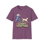 "Always Together" Dog Walking Graphic Tee
