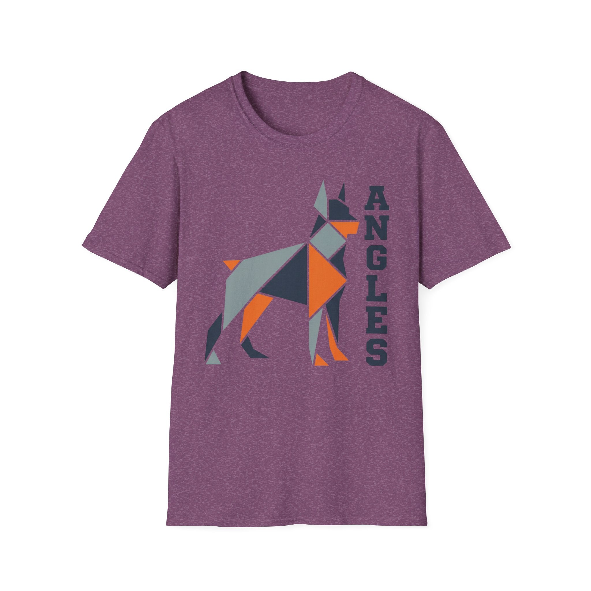 Angles Geometric Dog T-Shirt — Modern Origami Canine Tee