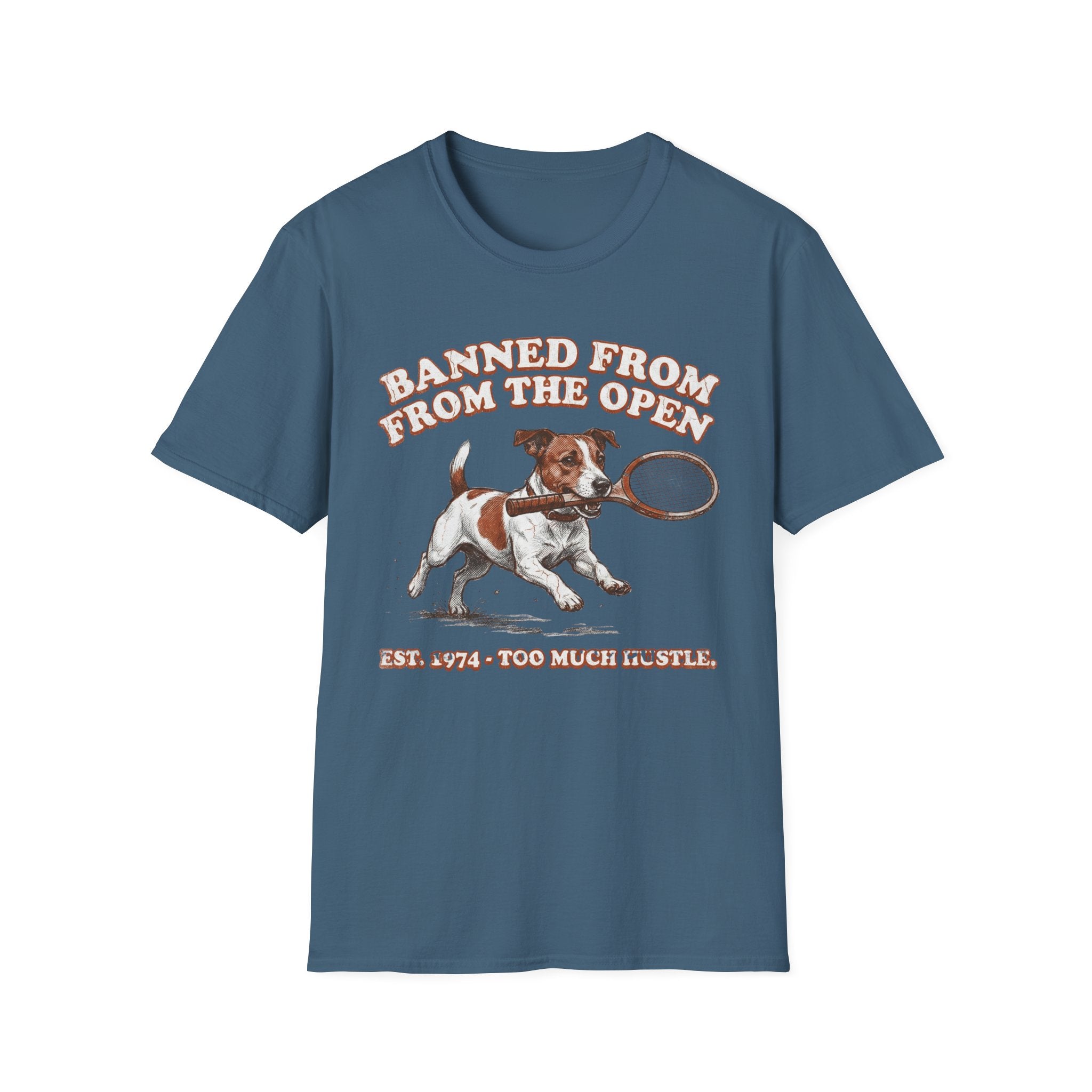 Banned From the Open Jack Russell Dog Graphic Tee