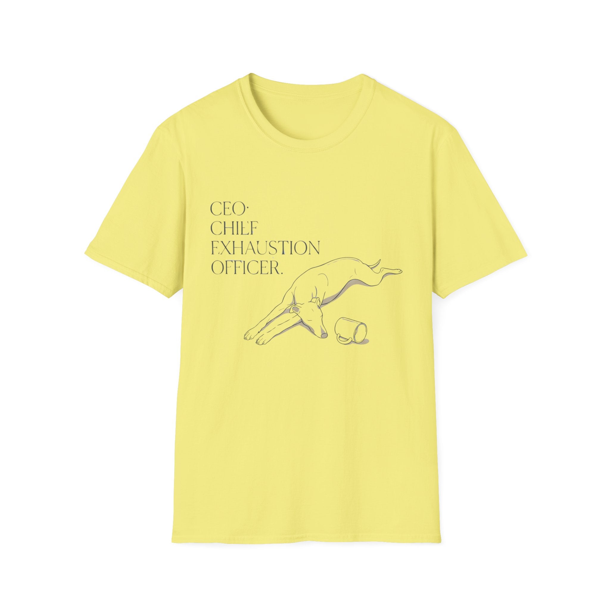 CEO: Chief Exhaustion Officer Sloth Graphic Tee