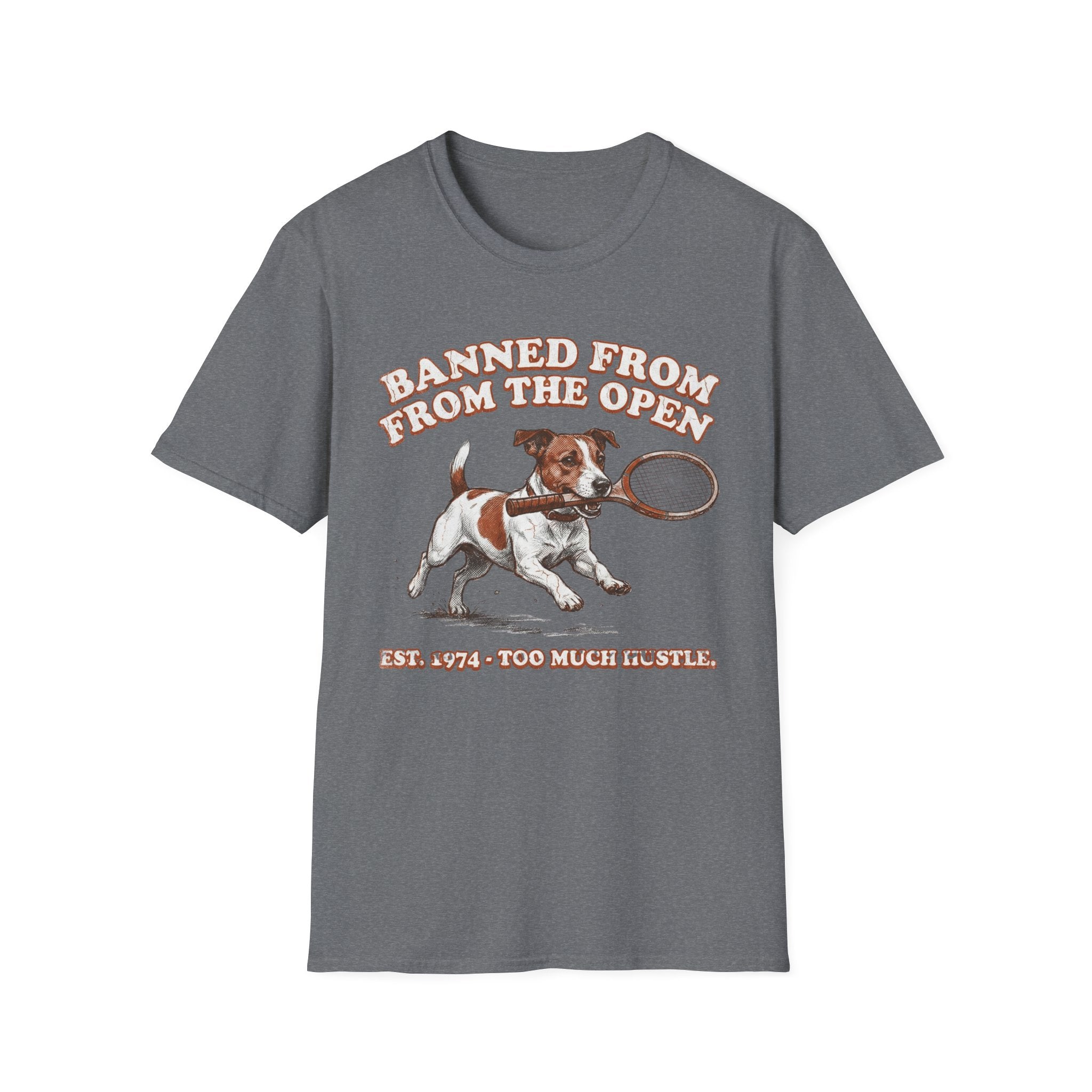 Banned From the Open Jack Russell Dog Graphic Tee
