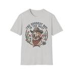 T-Shirt — "The Goodest Boy in the West" Cowboy Dog Graphic Tee