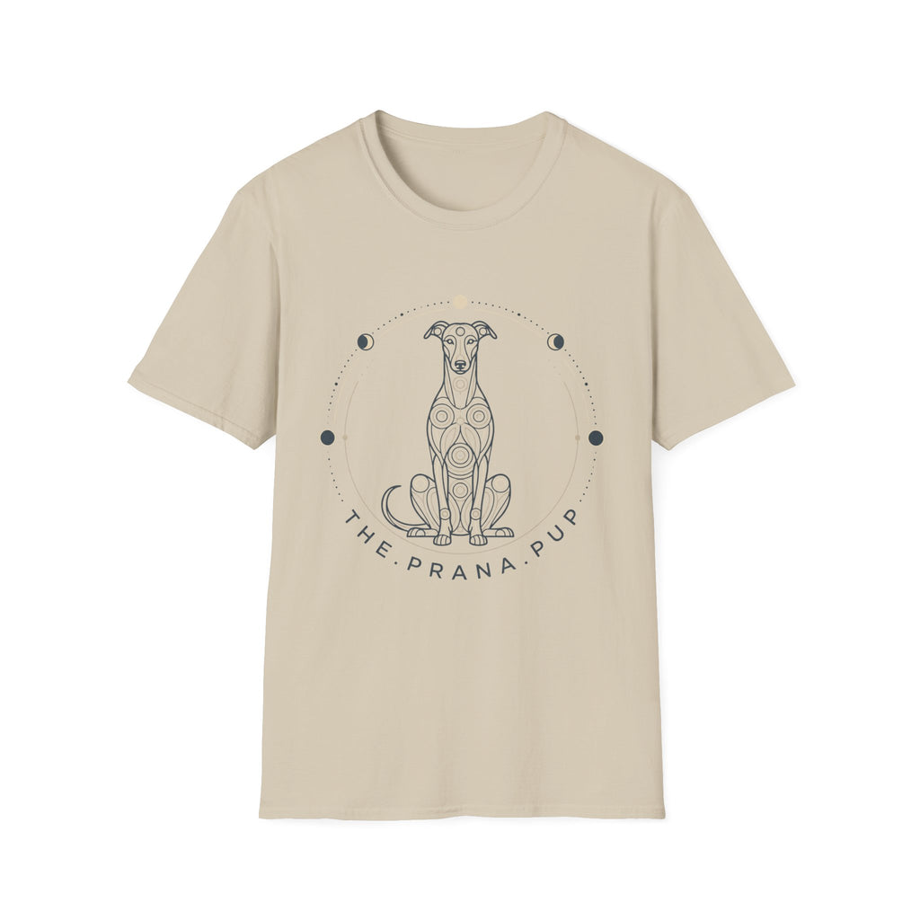 Yoga Dog T-Shirt — “The Prana Pup” Minimalist Spiritual Dog Tee
