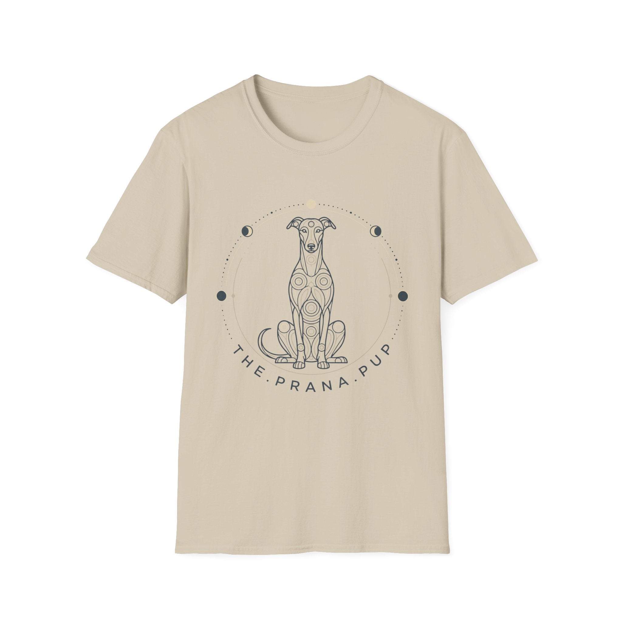 Yoga Dog T-Shirt — “The Prana Pup” Minimalist Spiritual Dog Tee