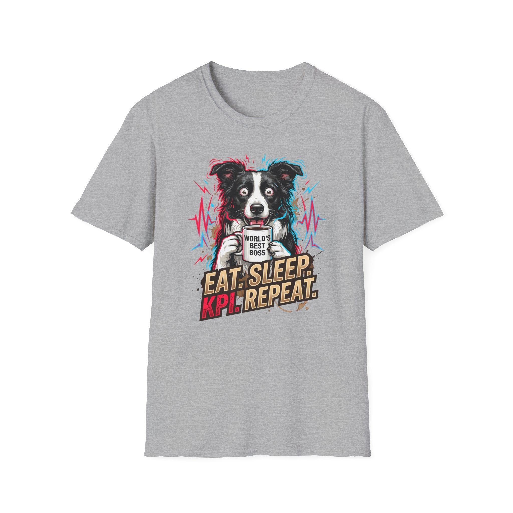 Border Collie 'Eat. Sleep. KPL. Repeat.' Graphic T-Shirt