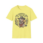 T-Shirt — "The Goodest Boy in the West" Cowboy Dog Graphic Tee