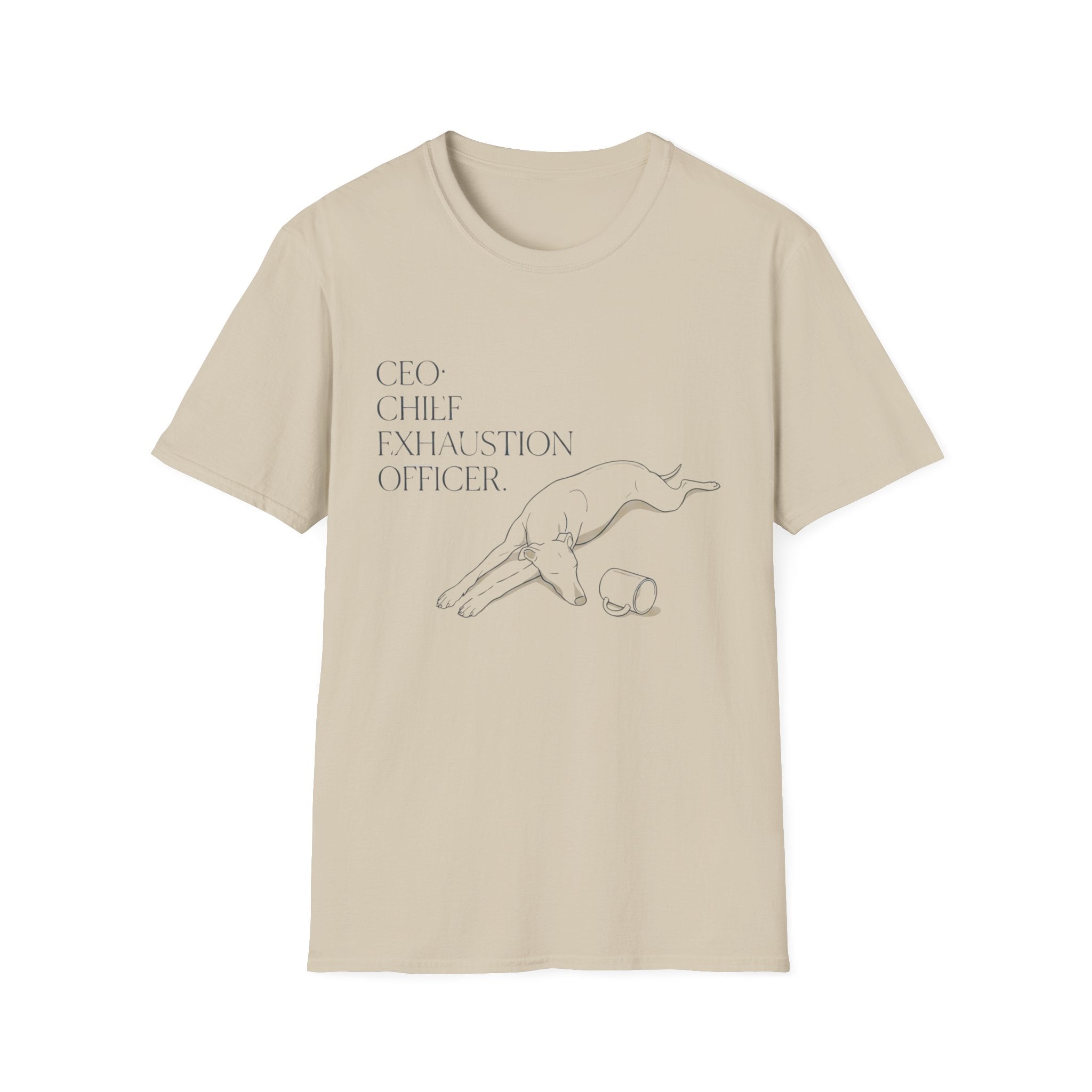 CEO: Chief Exhaustion Officer Sloth Graphic Tee