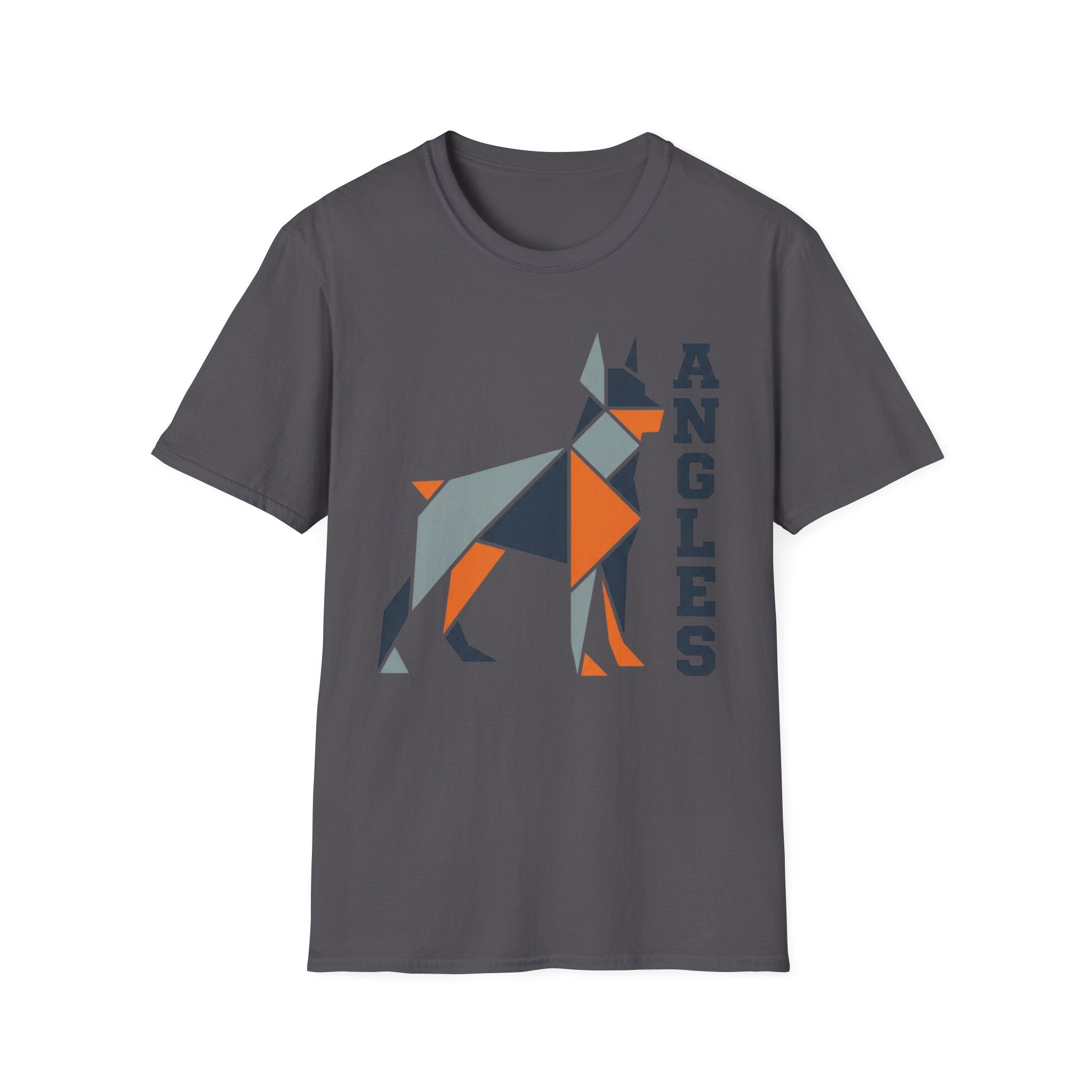 Angles Geometric Dog T-Shirt — Modern Origami Canine Tee