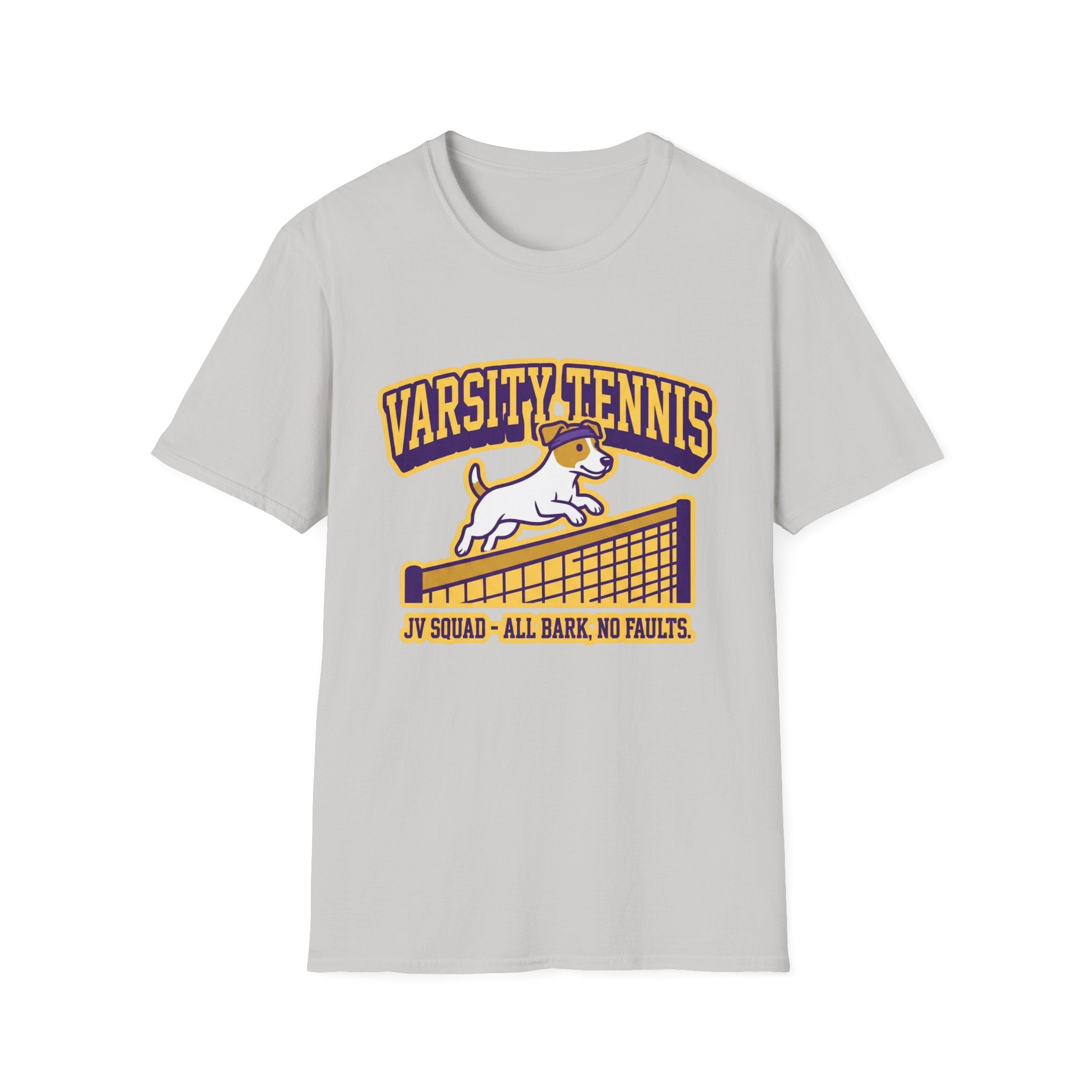 All Bark, No Faults Tee — Varsity Edition