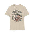 T-Shirt — "The Goodest Boy in the West" Cowboy Dog Graphic Tee