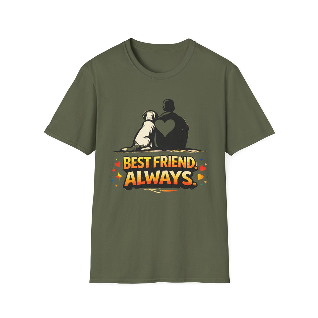 Best Friend Always T-Shirt — Dog Lover Tee