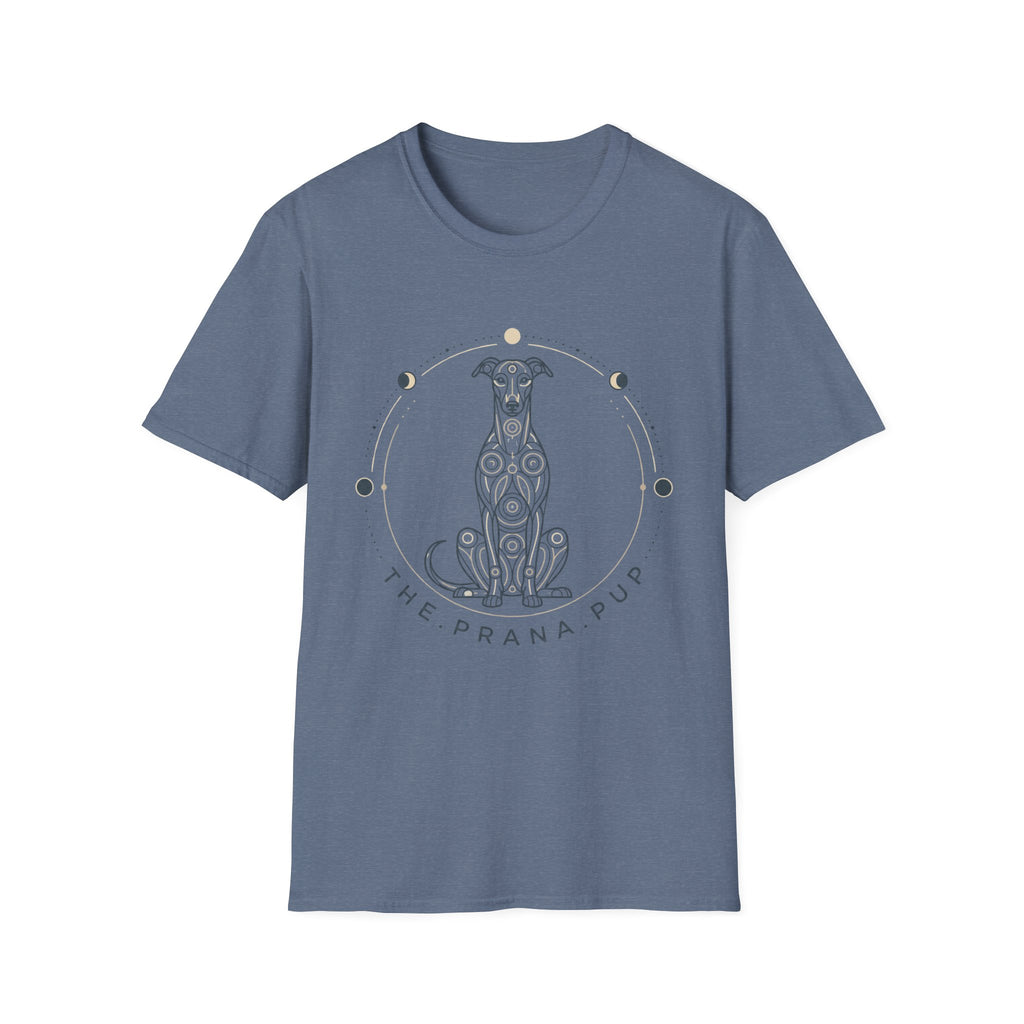 Yoga Dog T-Shirt — “The Prana Pup” Minimalist Spiritual Dog Tee