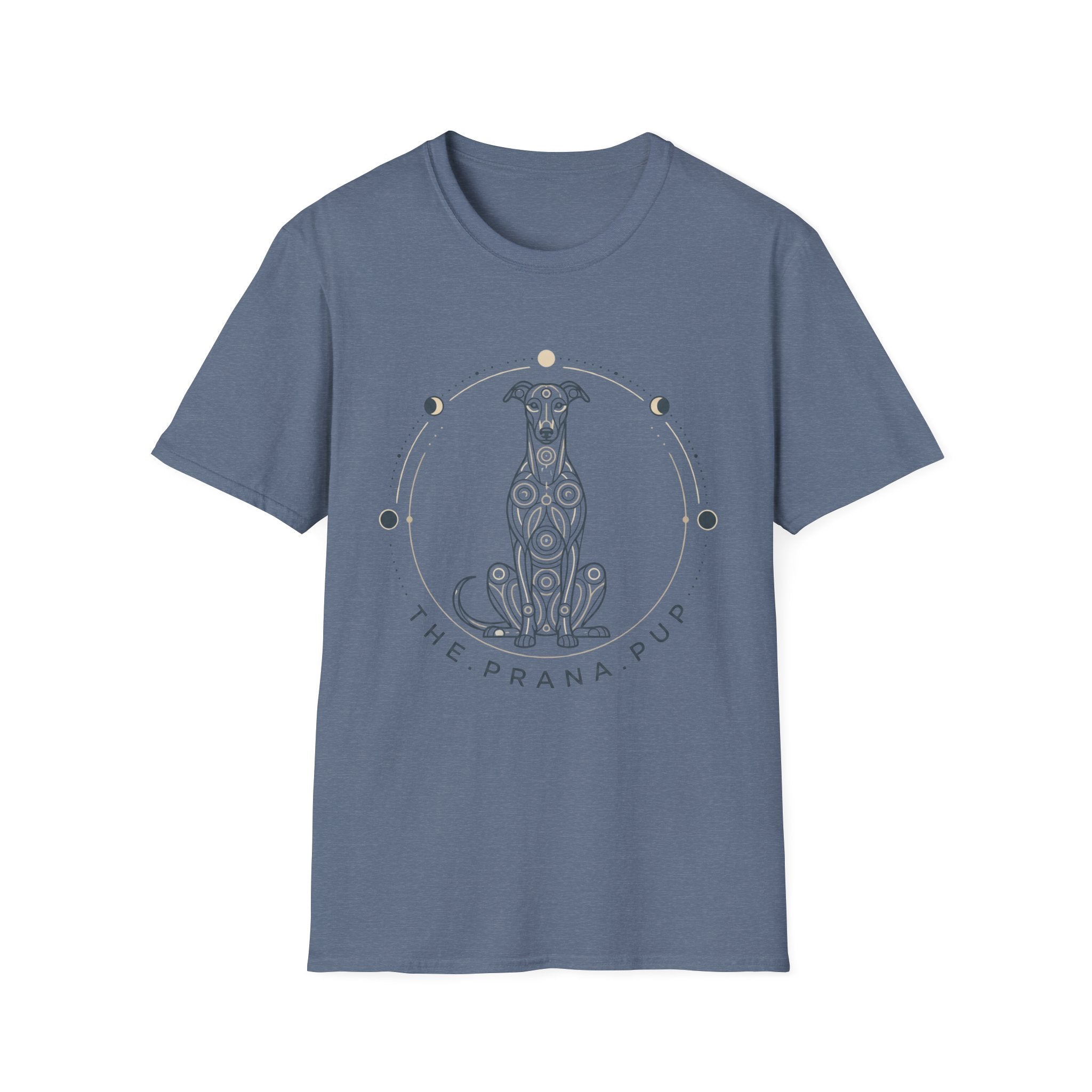 Yoga Dog T-Shirt — “The Prana Pup” Minimalist Spiritual Dog Tee