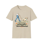 "Always Together" Dog Walking Graphic Tee