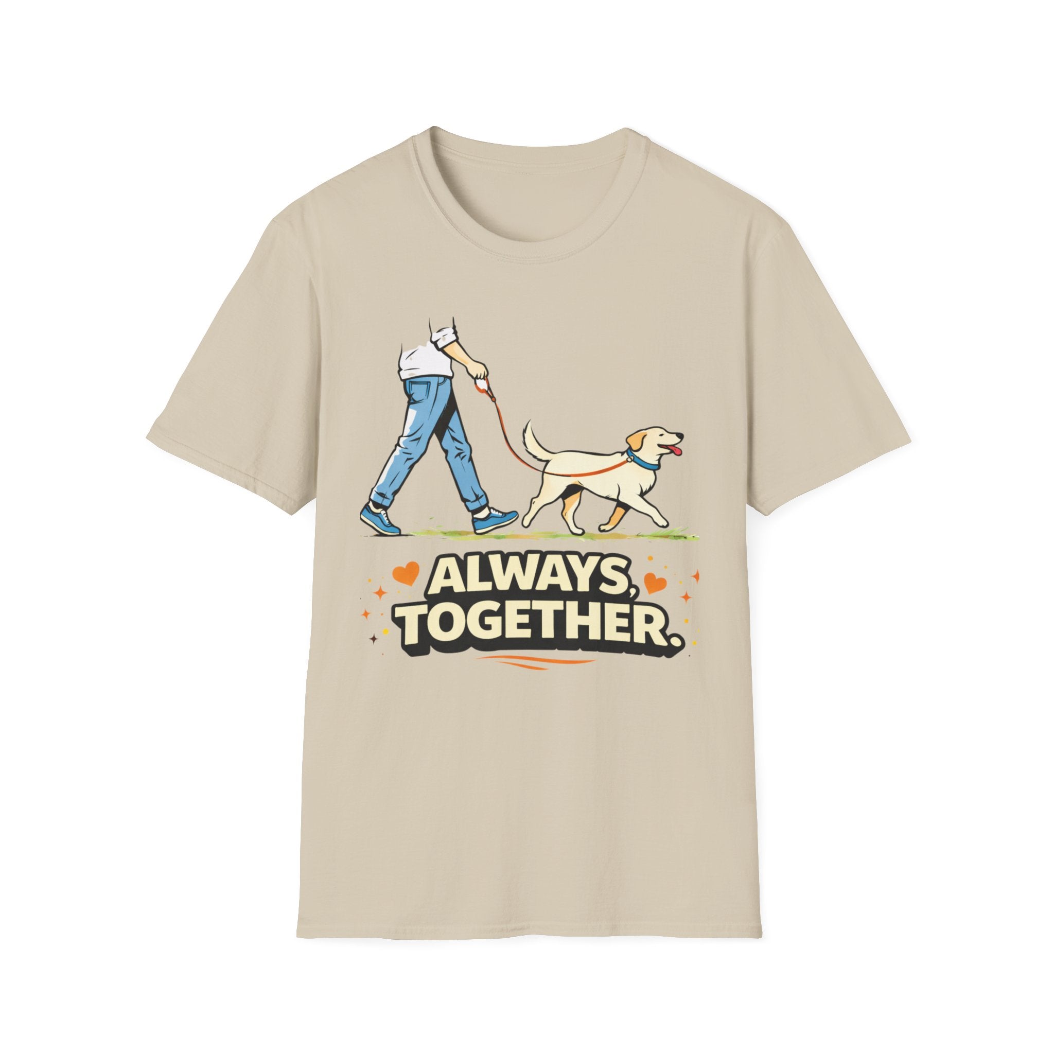 "Always Together" Dog Walking Graphic Tee