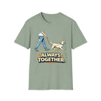 "Always Together" Dog Walking Graphic Tee